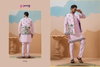 Vantara by Shubhvastra Viscose Silk Mens Kurta With Koti Bottom Wholesale Online